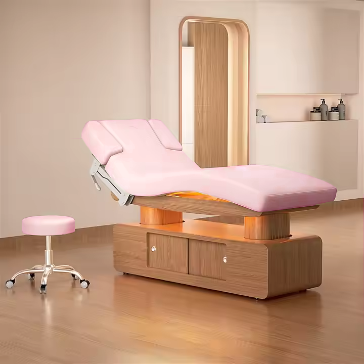 럭셔리 3/4 모터 핑크 뷰티 베드 다기능 뷰티 살롱  - Spa Wellness And Beauty 리뷰 및 가격